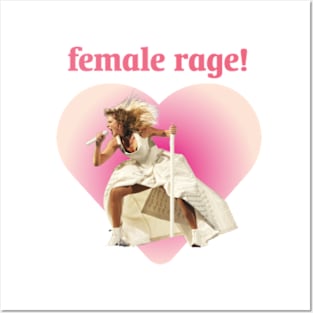 taylor swift: female rage! Posters and Art
